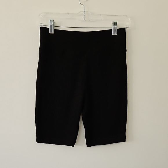 Rag & Bone The Knit Ribbed Biker Shorts Black Size‎ Small NWOT - Picture 4 of 12